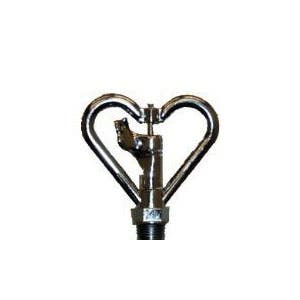 Quality Valve & Sprinkler Standard Series Lawn Spinner Sprinkler, Die-Cast Zinc