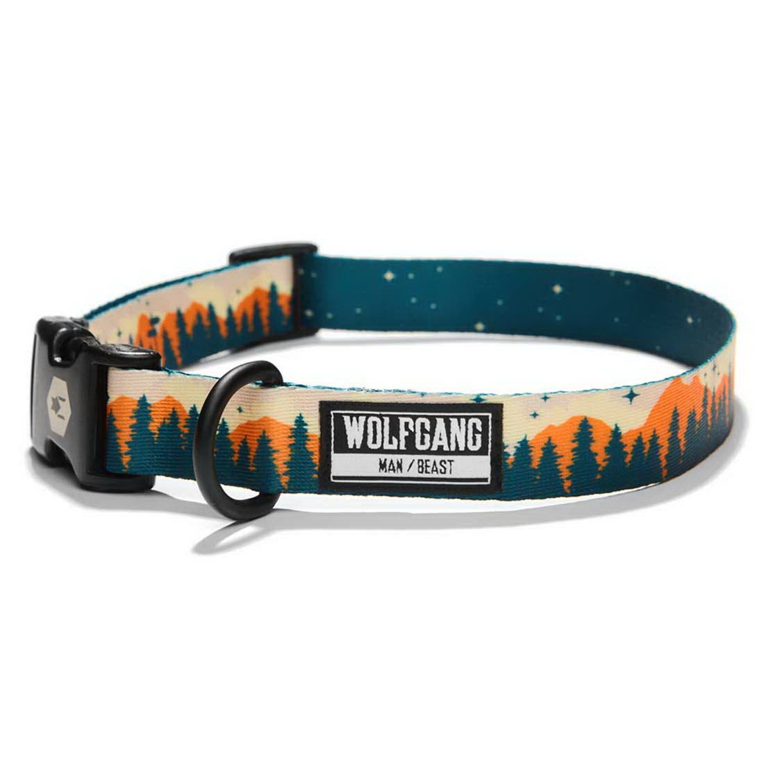 Wolfgang OverLand Dog Collar, 8 to 12 in Neck, 5/8 in W Collar