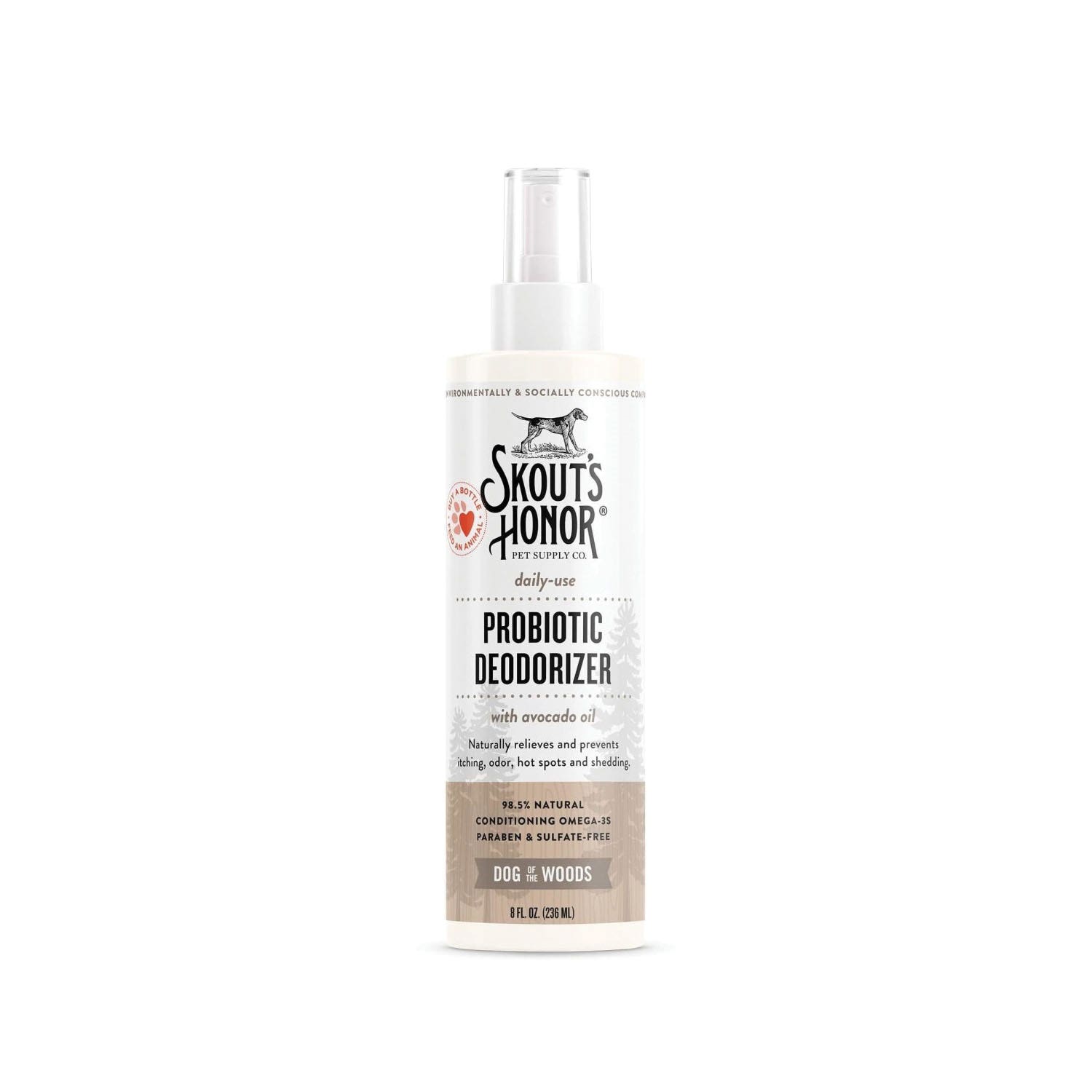 Skout's Probiotic Deodorizer for Dogs and Cats, 8 oz