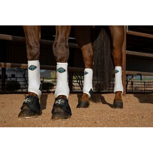 Professional's Choice 2XCool Sports Medicine Boots, M, Fabric/Kevlar, White, 4/PK
