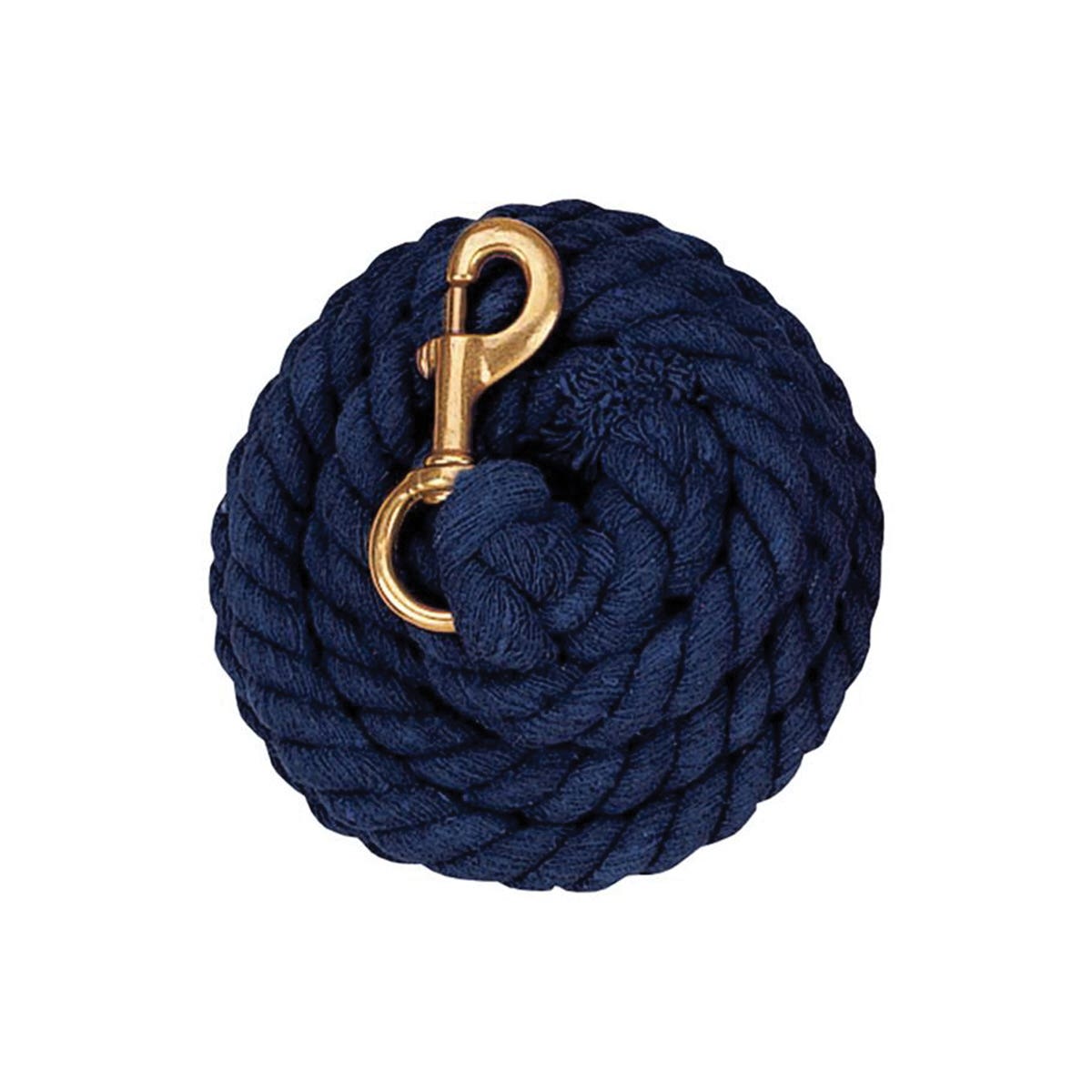 Weaver Leather Lead Rope, 10 ft L, Fastening Method: Snap, Cotton Line, Navy