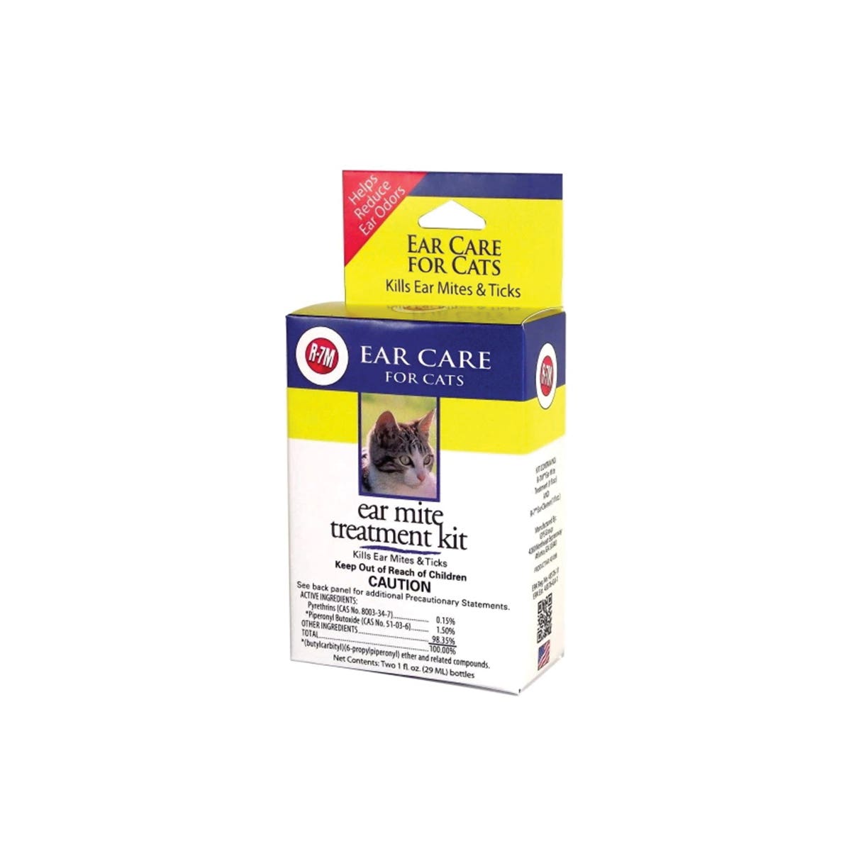 Miracle Care 424268 Ear Mite Treatment Kit, Liquid, 2 fl-oz