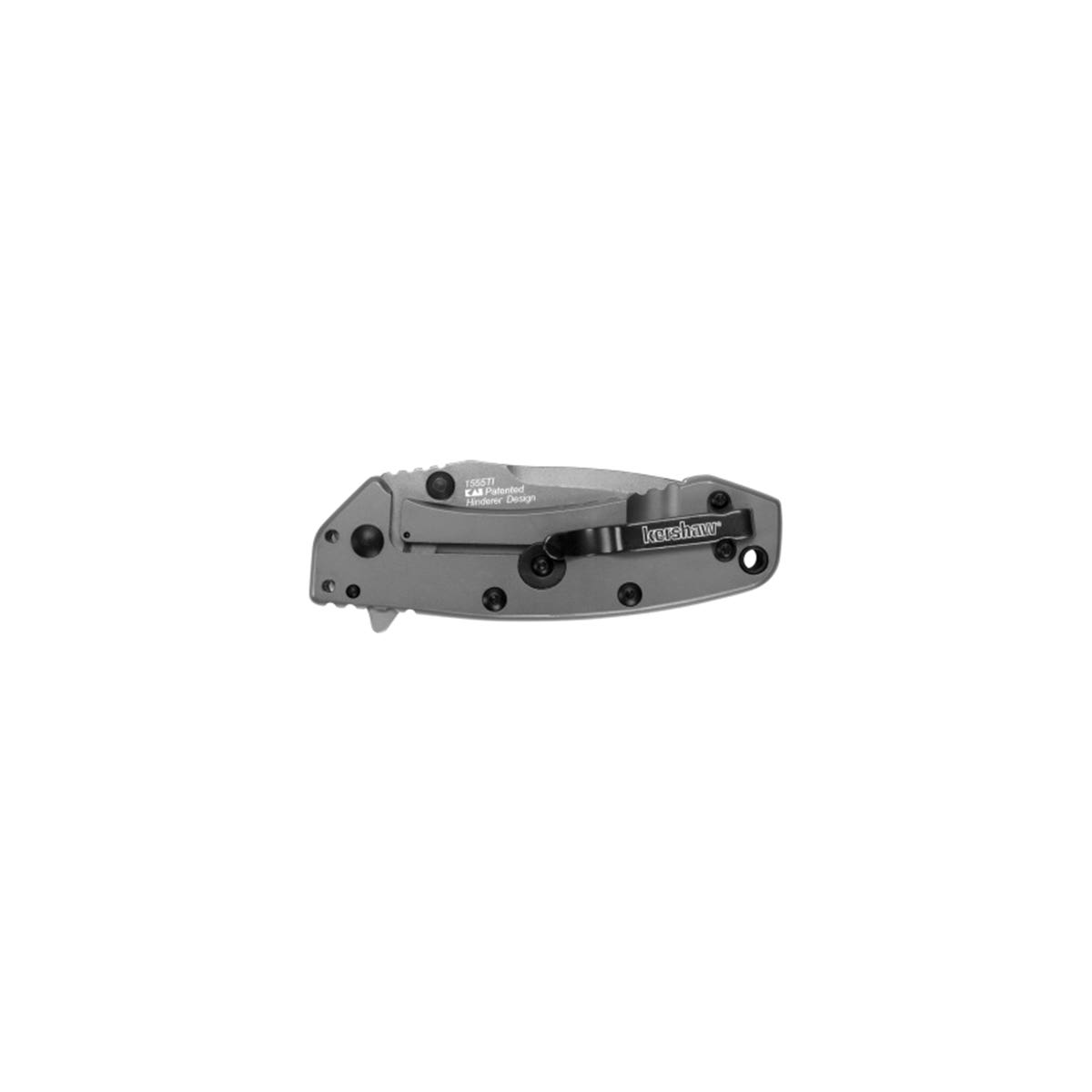 Kershaw Cryo Series Pocket Knife, 2-3/4 in L Blade, Stainless Steel Blade, Gray Handle