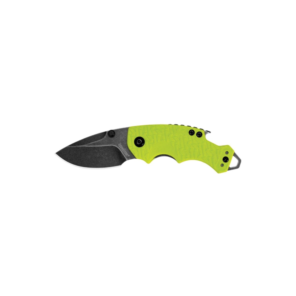 Kershaw Shuffle Series Pocket Knife, Drop Point, Plain Blade, Black Oxide BlackWash Blade, 5-3/4 in OAL