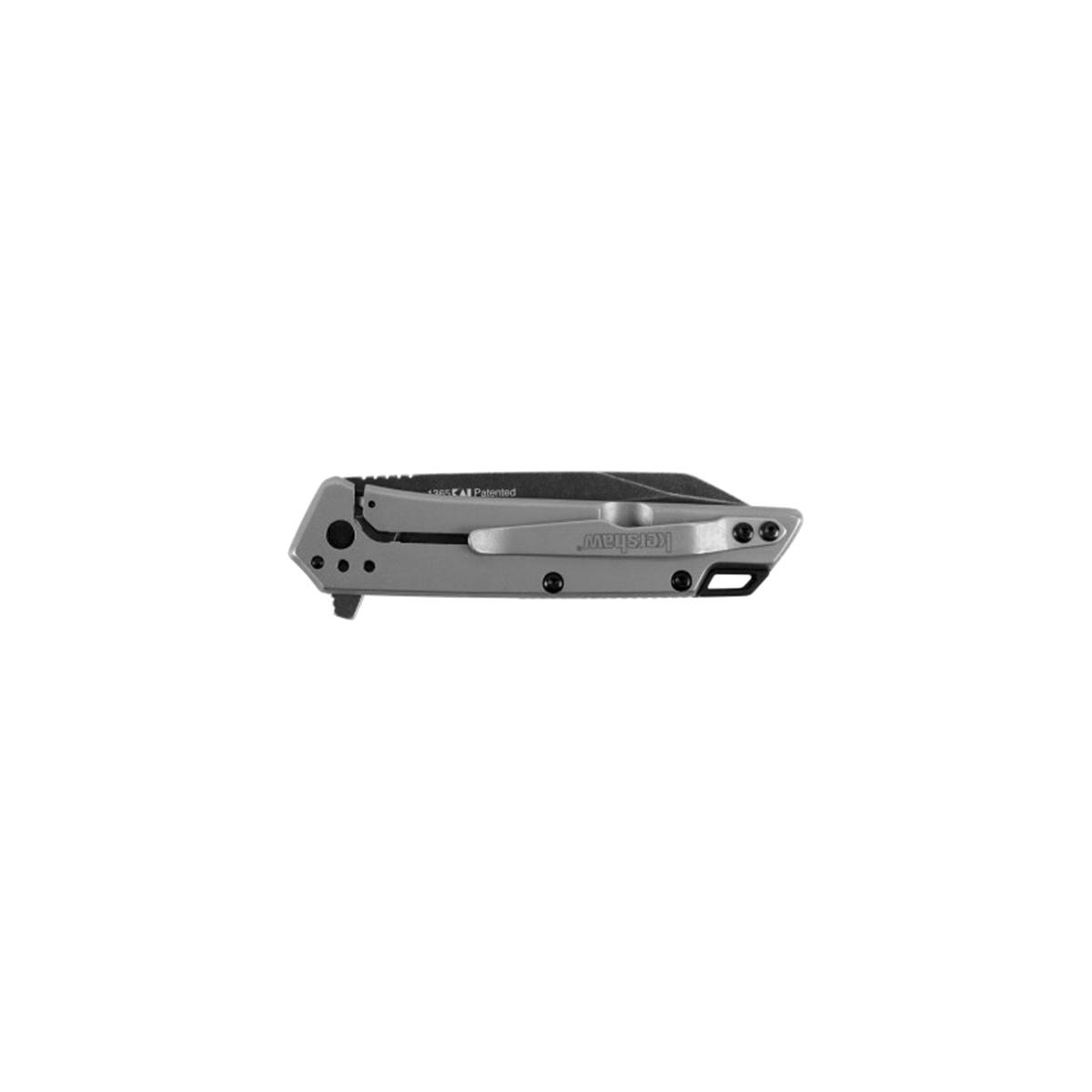 Kershaw Misdirect Series Pocket Knife, 2.9 in L Blade, Steel Blade, Smooth Handle, Gray Handle