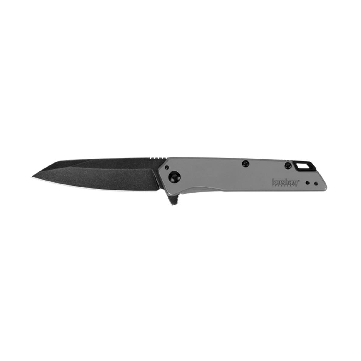 Kershaw Misdirect Series Pocket Knife, 2.9 in L Blade, Steel Blade, Smooth Handle, Gray Handle