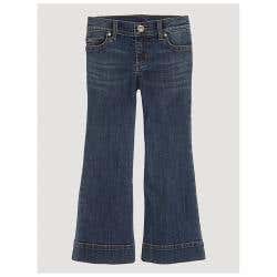 Wrangler 09GWWDI-7R Jeans, Girl's, 7, 23-1/2 to 24-1/4 in Waist, Darci, Regular Fit, Stretchable