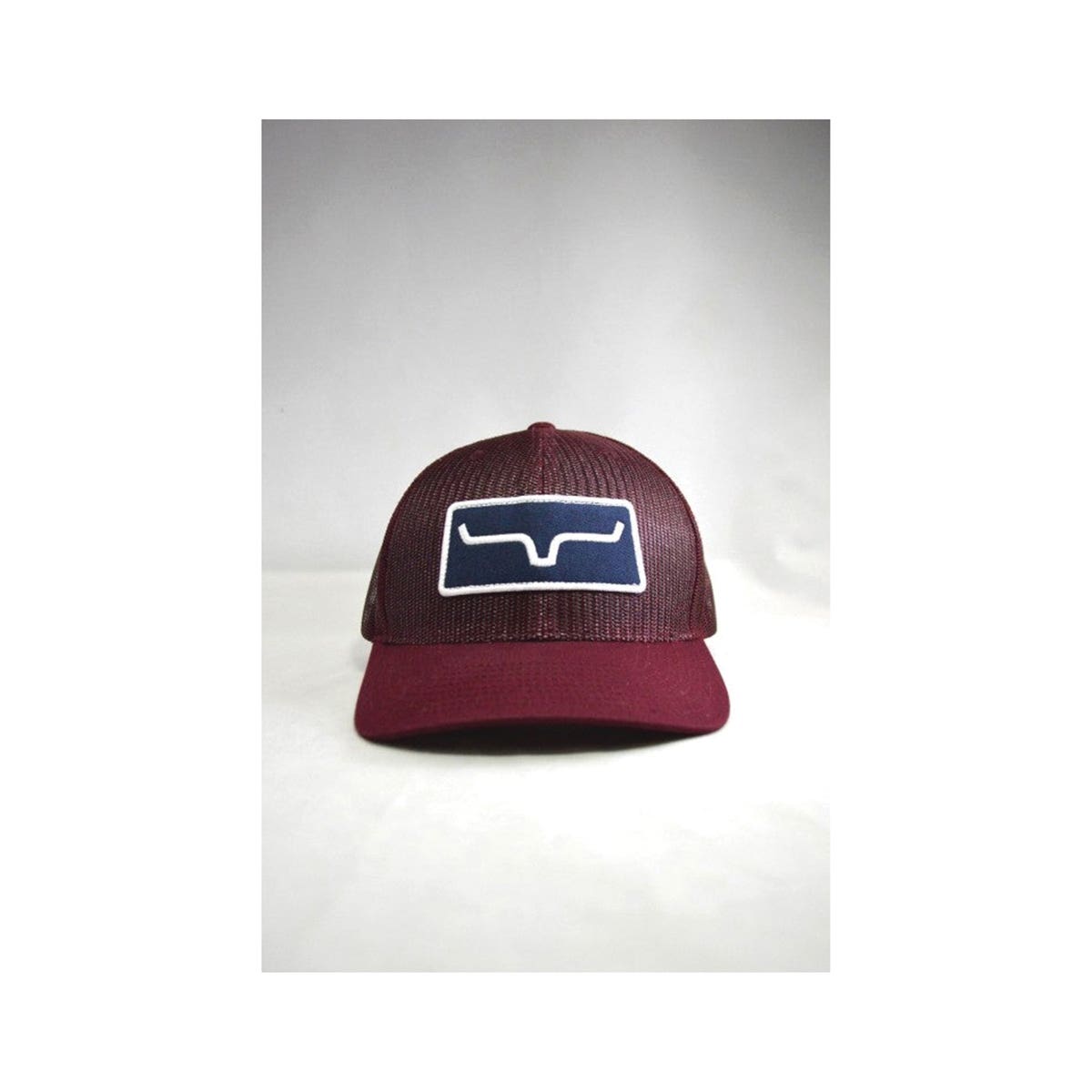 Kimes Ranch All Mesh Series Cap, Logo Patch, Mesh, One-Size, Cotton/Polyester, Burgundy