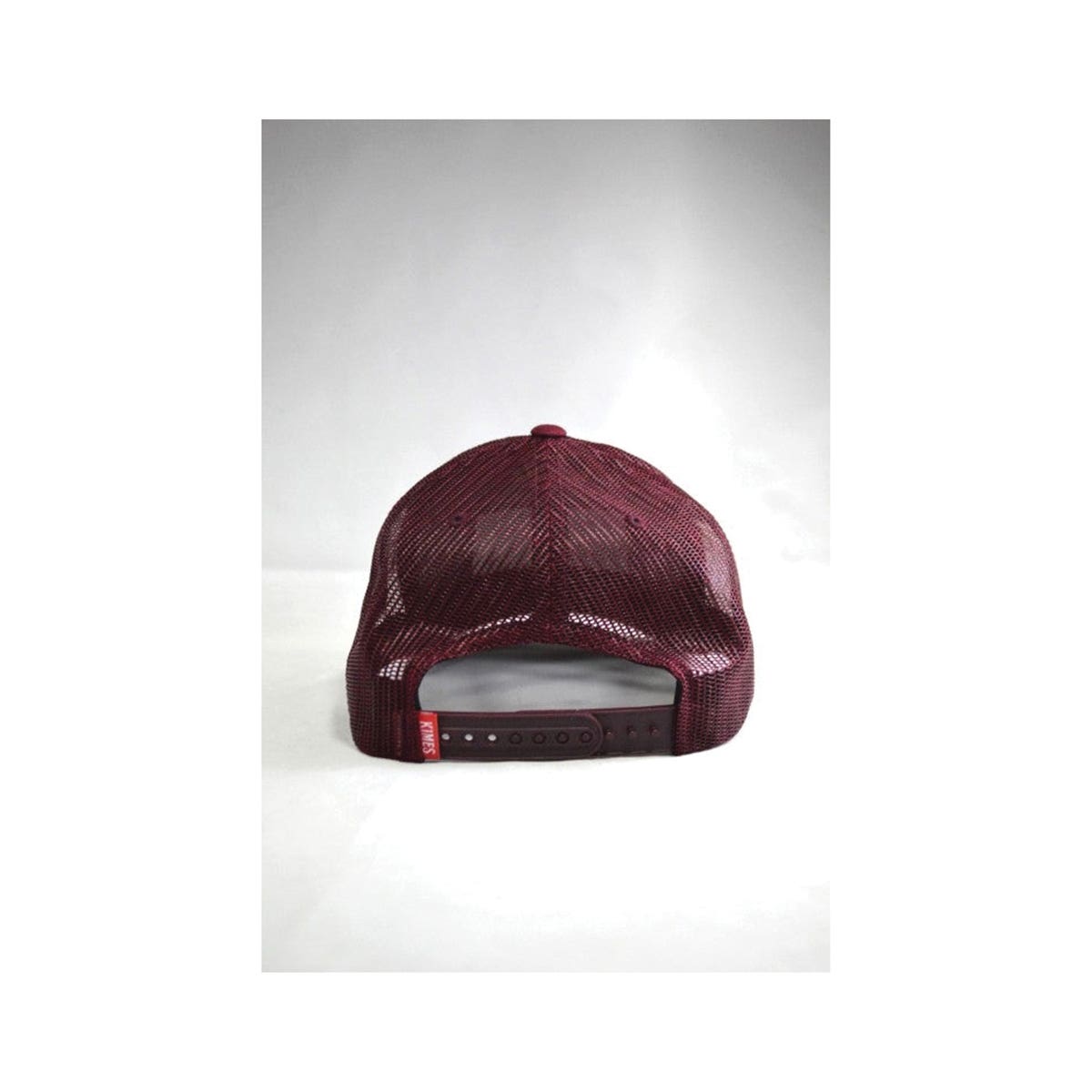 Kimes Ranch All Mesh Series Cap, Logo Patch, Mesh, One-Size, Cotton/Polyester, Burgundy