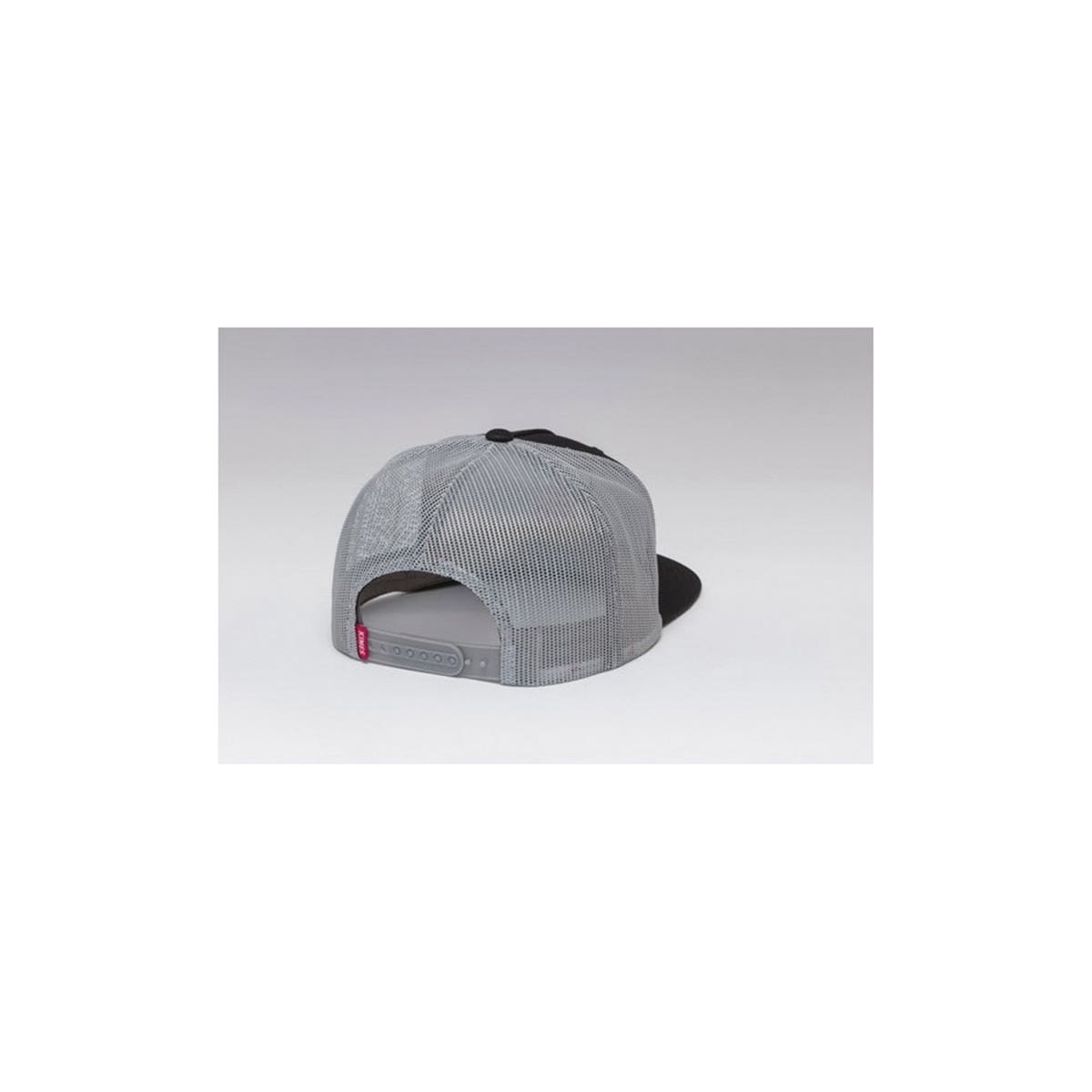 Kimes Ranch Cody Trucker Series Cap, Mesh-Back, Vertically 3D Embroidered Us Flag, One-Size, Cotton Twill, Black
