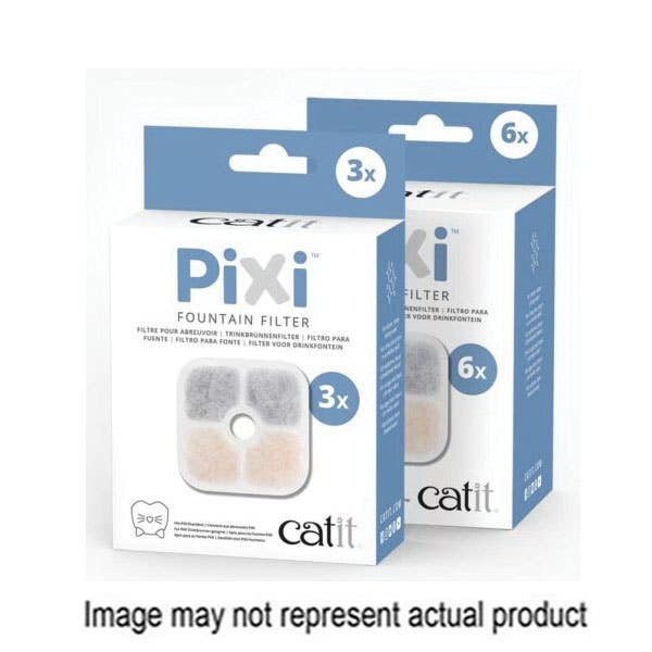 Catit Pixi 43721 Fountain Filter, For: All Catit PIXI Drinking Fountains, 3/PK