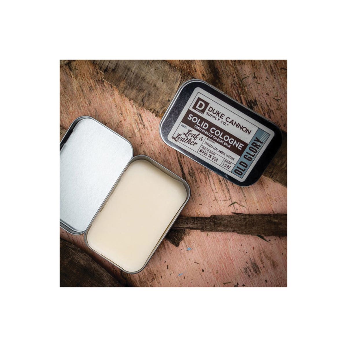 Duke Cannon Old Glory Series Cologne Balm, 1.5 oz Tin