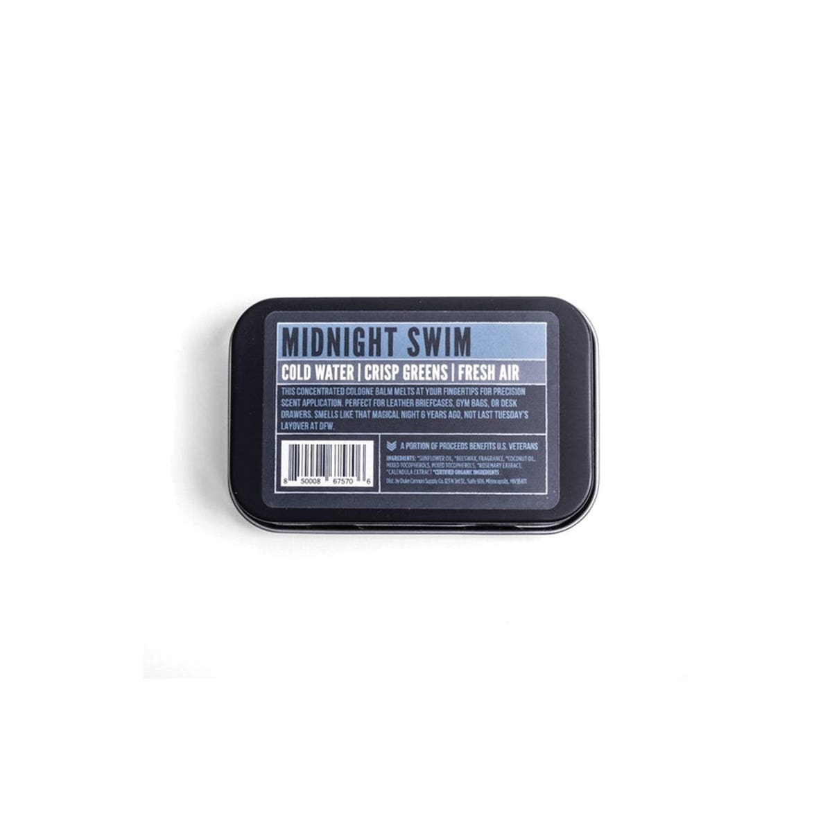 Duke Cannon Midnight Swim ,1.5 oz Tin