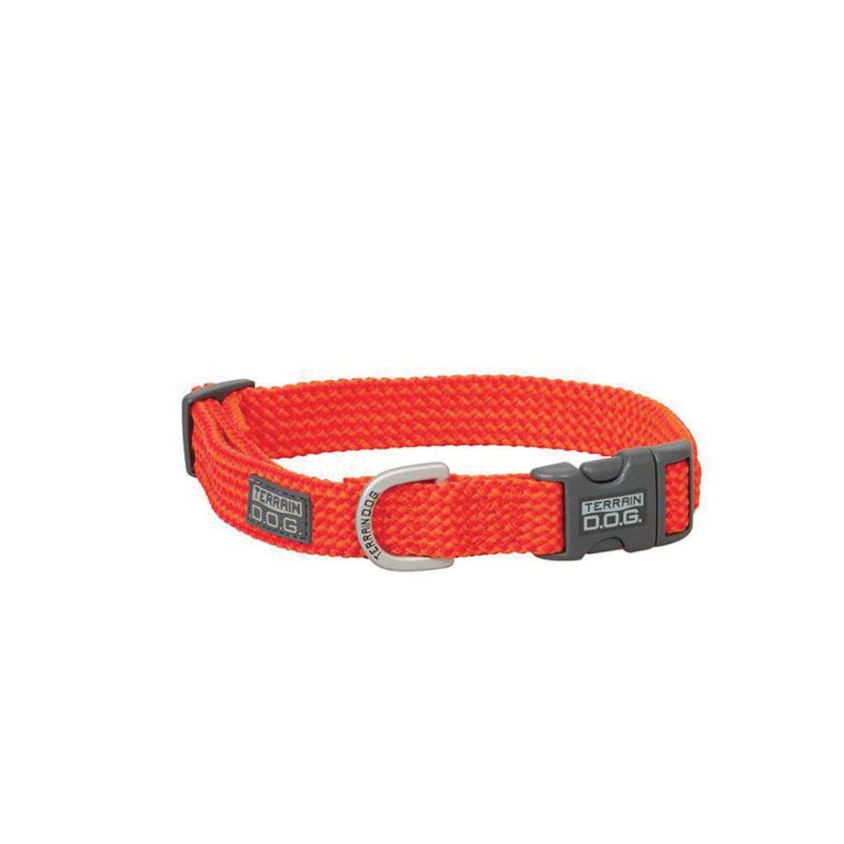 Terrain Dog Snap-N-Go Dog Collar, 17 to 25 in Neck, Orange/Red