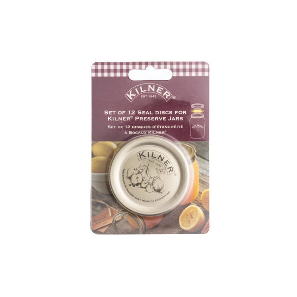 KILNER Preserve Jar Lid Seal, Tin