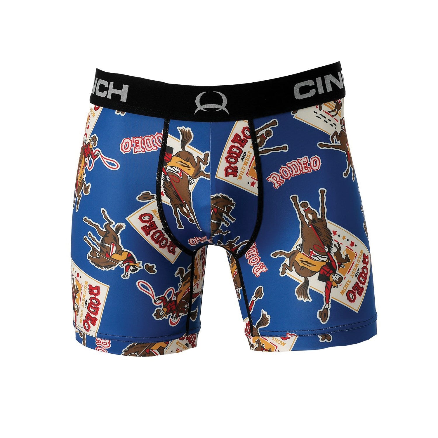 Cinch MXY6002023-M Boxer Brief, M, Poly/Spandex, Royal Blue, 6 in L