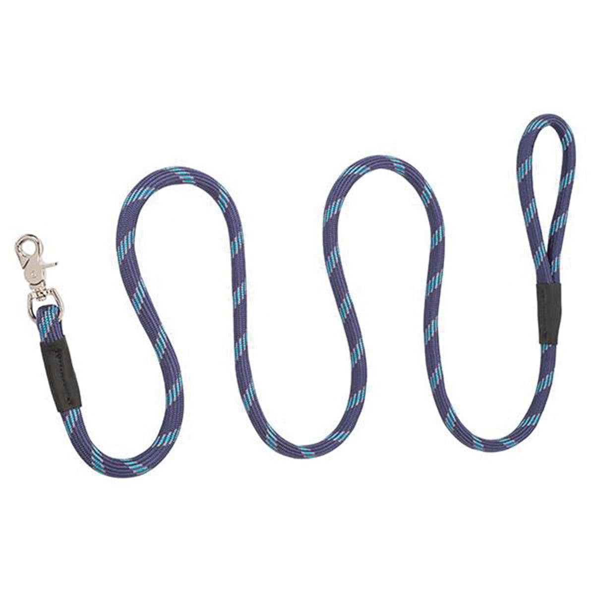 Weaver Leather Rope Dog Leash, 4 ft L, 1/2 in W, Nylon/Polypropylene, Purple, Scissor Snap