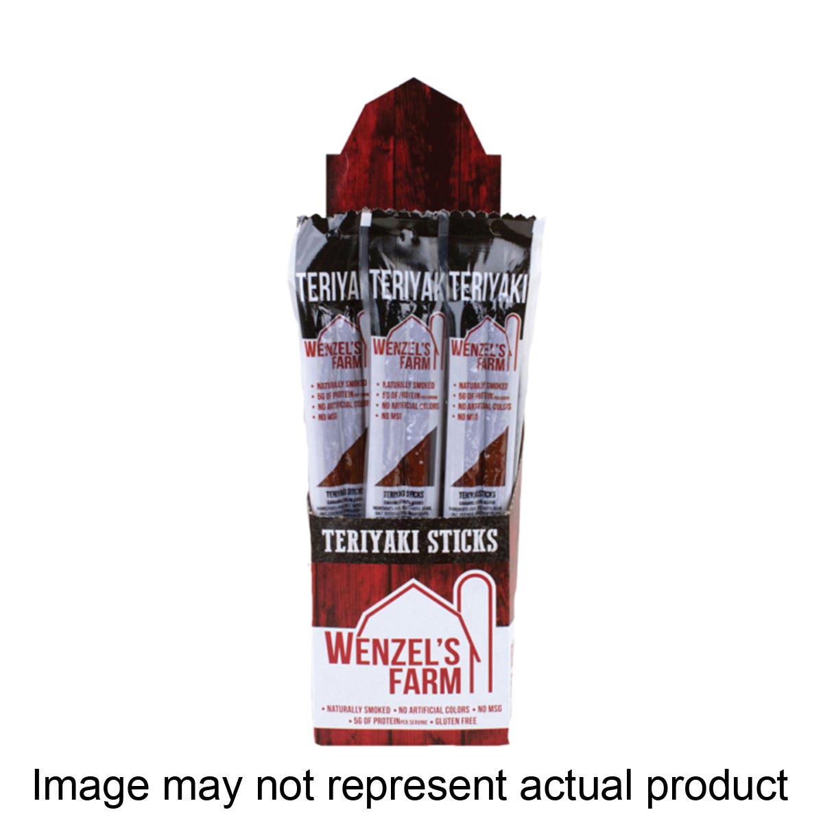 Wenzel's Farm Snacks, Stick, Teriyaki, 2 oz, Box