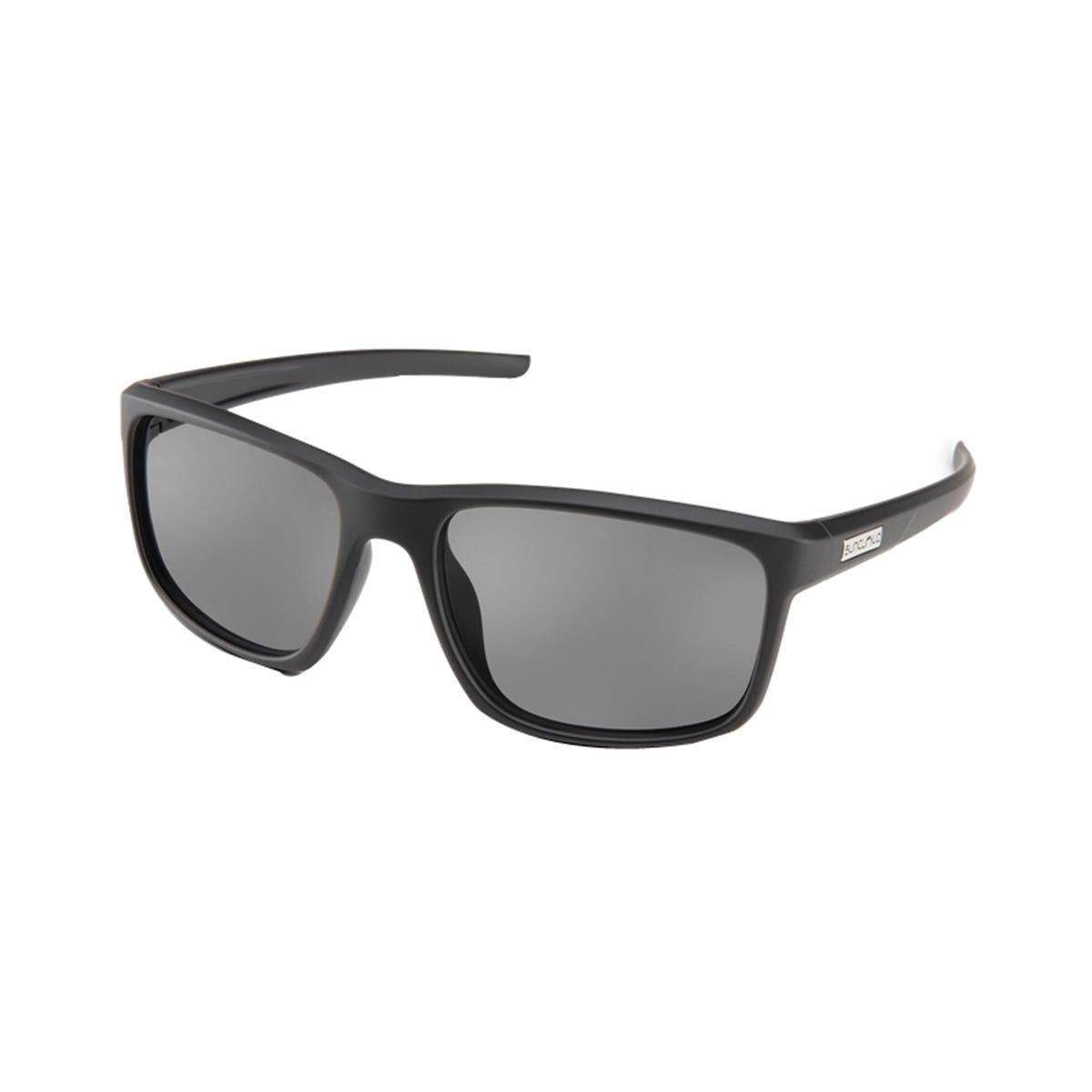 Suncloud Respek Series Sunglasses, Evolve, Matte Black, Polarized, Gray Lens