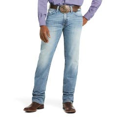 Ariat M2 Stirling Series Jeans, 36 in, 32 in L, Shasta, Bootcut, Relaxed, Stretchable