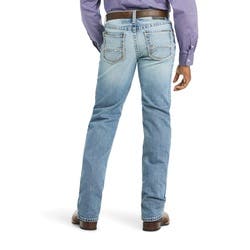 Ariat M2 Stirling Series Jeans, 38 in, 32 in L, Shasta, Bootcut, Relaxed, Stretchable