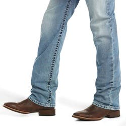 Ariat M2 Stirling Series Jeans, 38 in, 32 in L, Shasta, Bootcut, Relaxed, Stretchable