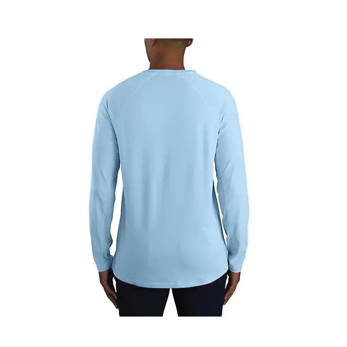 Carhartt T-Shirt, 2XL, Tall, Cotton/Polyester, Heather Gray, Carhartt Force Label Print/Pattern