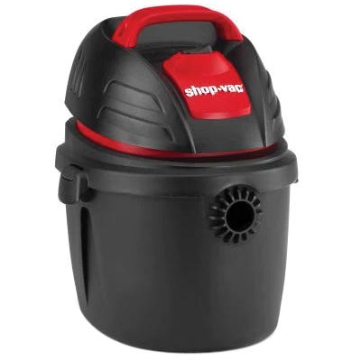 Shop-Vac 9303511 Portable Wet/Dry Vacuum, 2.5 gal, 60 cfm Air, 2.5 hp, 120 VAC, Black