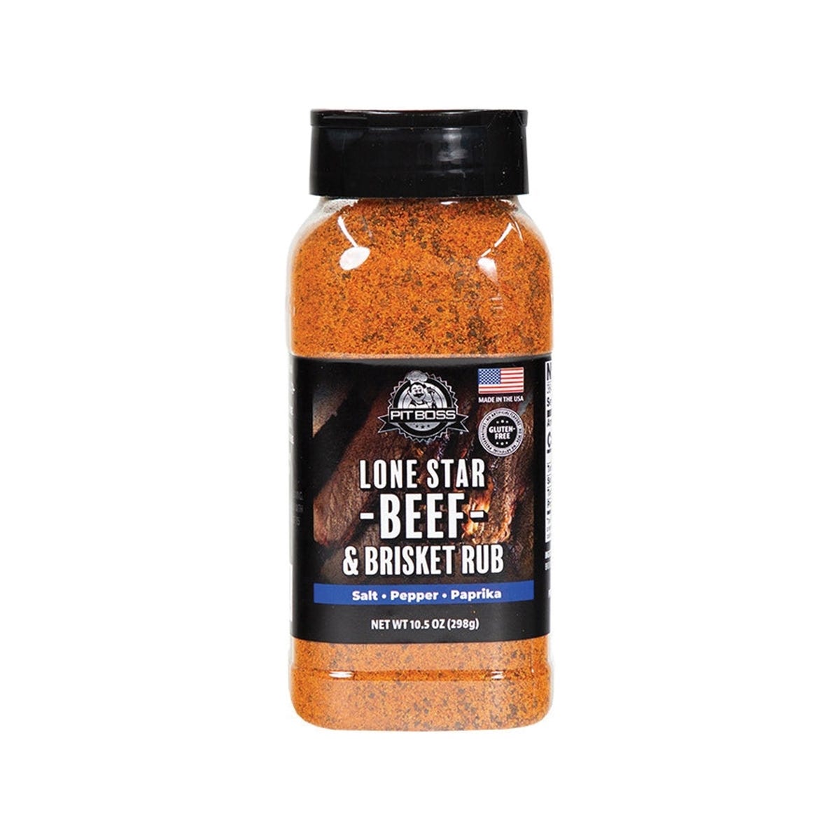 Pit Boss Lonestar Beef and Brisket Rub, Paprika, Pepper, Salt, 11.5 oz