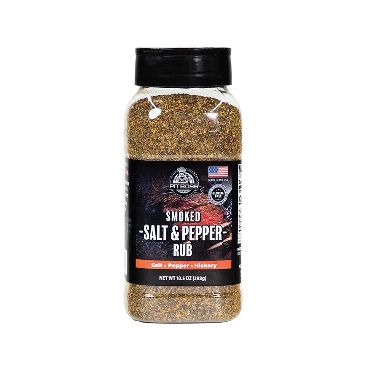 Pit Boss Smoked Rub, Hickory, Pepper, Salt, 11 oz