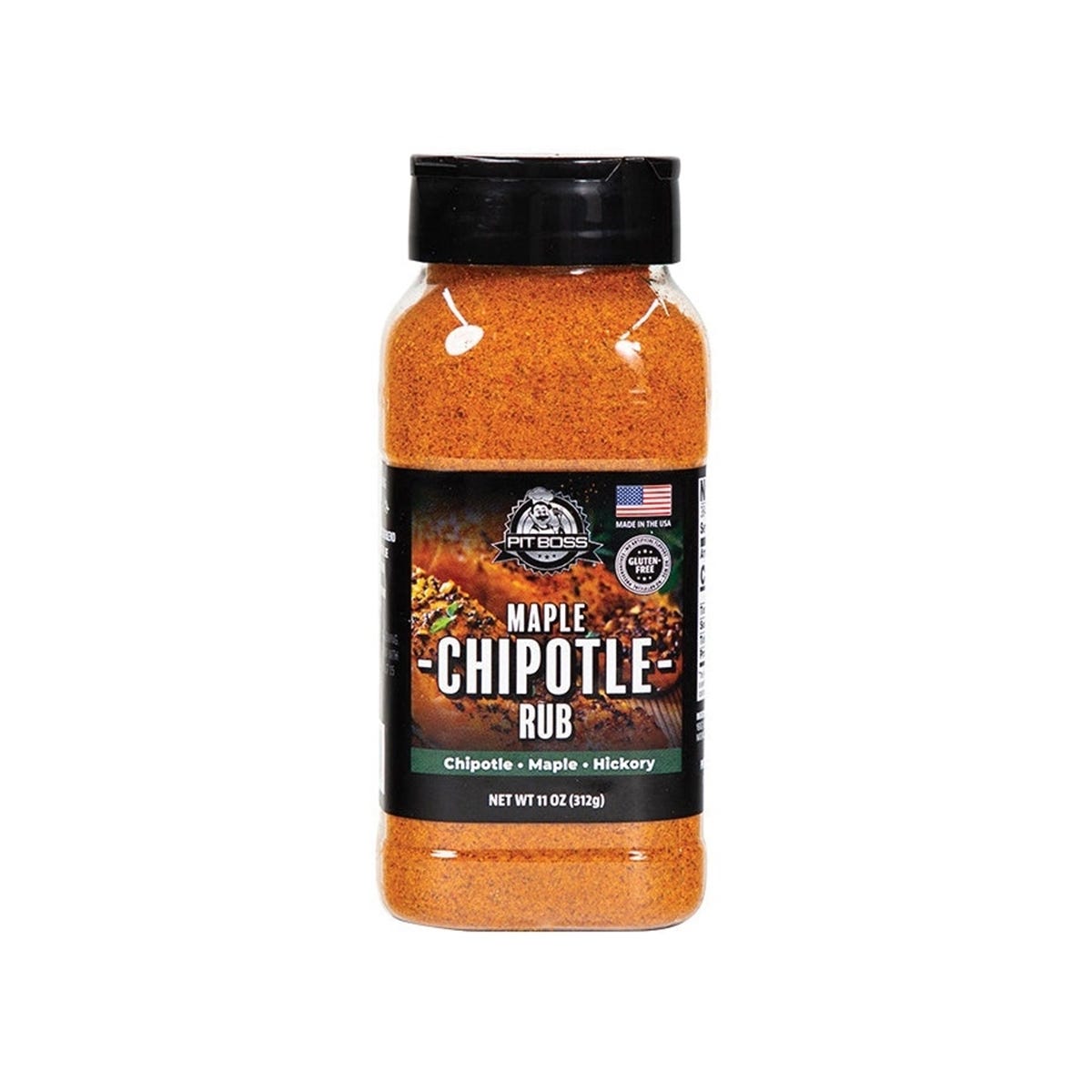 Pit Boss Rub, Chipotle, Hickory, Maple, 11 oz