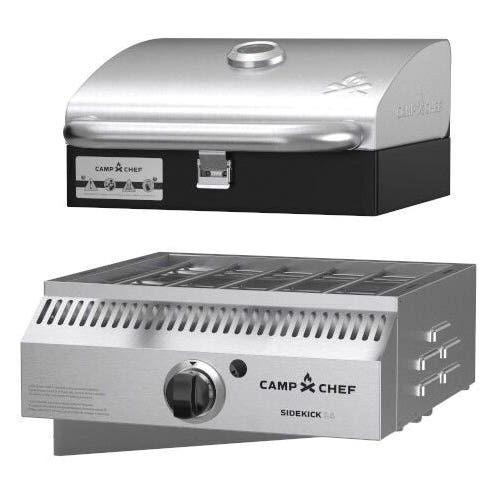 Camp Chef BBQ Grill Box, Liquid Propane, 1-Burner, 448 sq-in Primary Cooking Surface, Stainless Steel