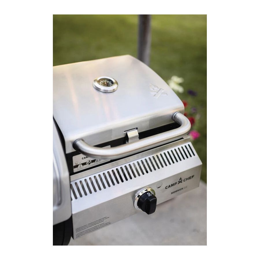 Camp Chef BBQ Grill Box, Liquid Propane, 1-Burner, 448 sq-in Primary Cooking Surface, Stainless Steel