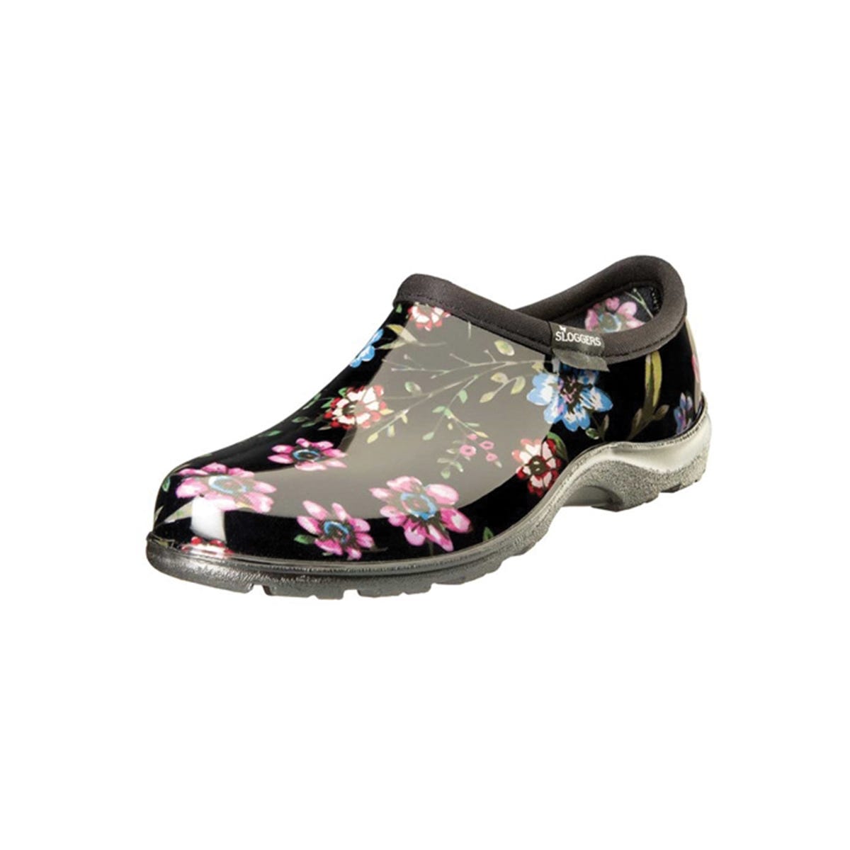 Sloggers Shoes, 6, Ditsy Spring Printed, Black