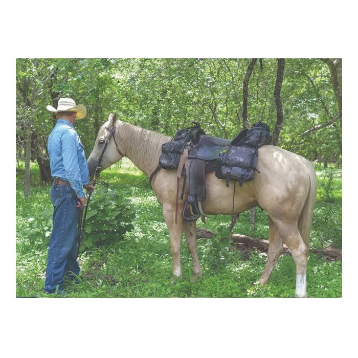 Tucker Adventurer Pommel Bag, Graphite Gray
