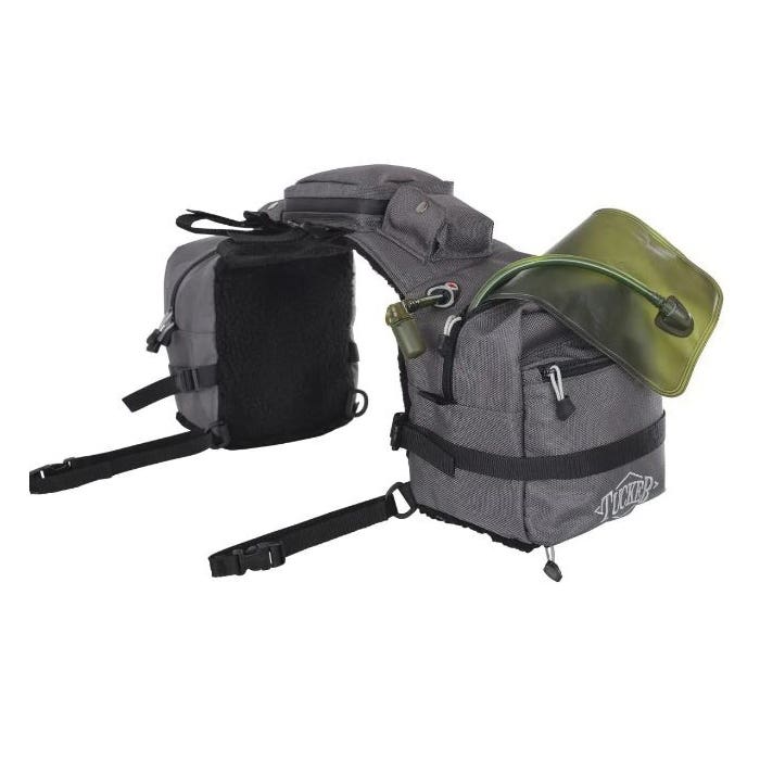Tucker Adventurer Pommel Bag, Graphite Gray