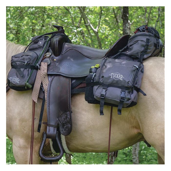 Tucker Adventurer Saddle Bag, Graphite Gray