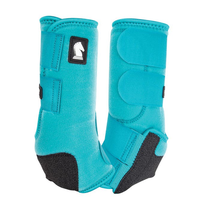 Classic Equine Legacy2 Series Hind Boots, M, Neoprene, Aqua