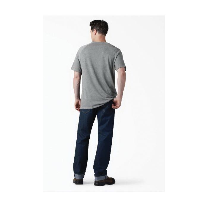 Dickies Men's Temp-iQ Series Cooling Short Sleeve Pocket T-Shirt, Heather Gray, 3XL