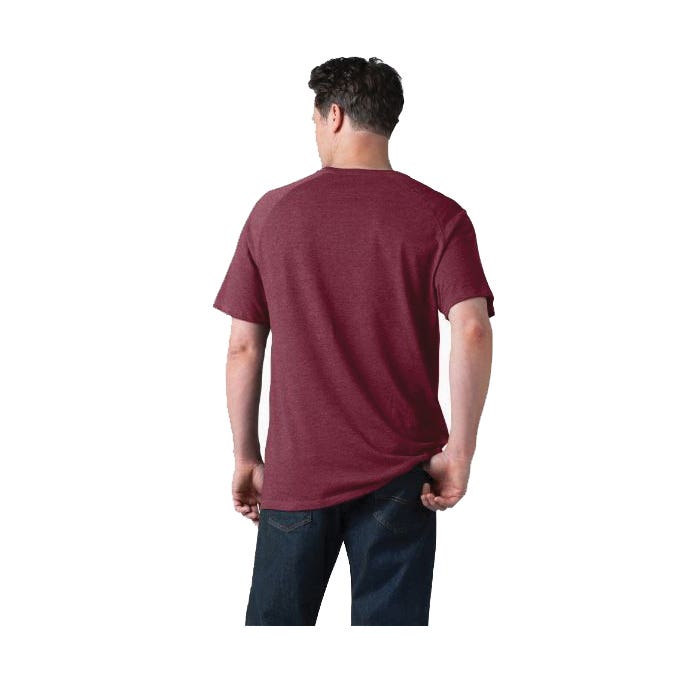 Dickies Men's Temp-iQ Series Cooling Short Sleeve Pocket T-Shirt, Burgundy, 3XL