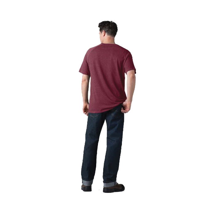 Dickies Men's Temp-iQ Series Cooling Short Sleeve Pocket T-Shirt, Burgundy, 3XL
