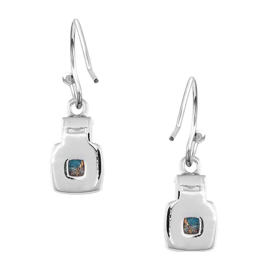 Montana Silversmiths Golden Rush Turquoise Earrings