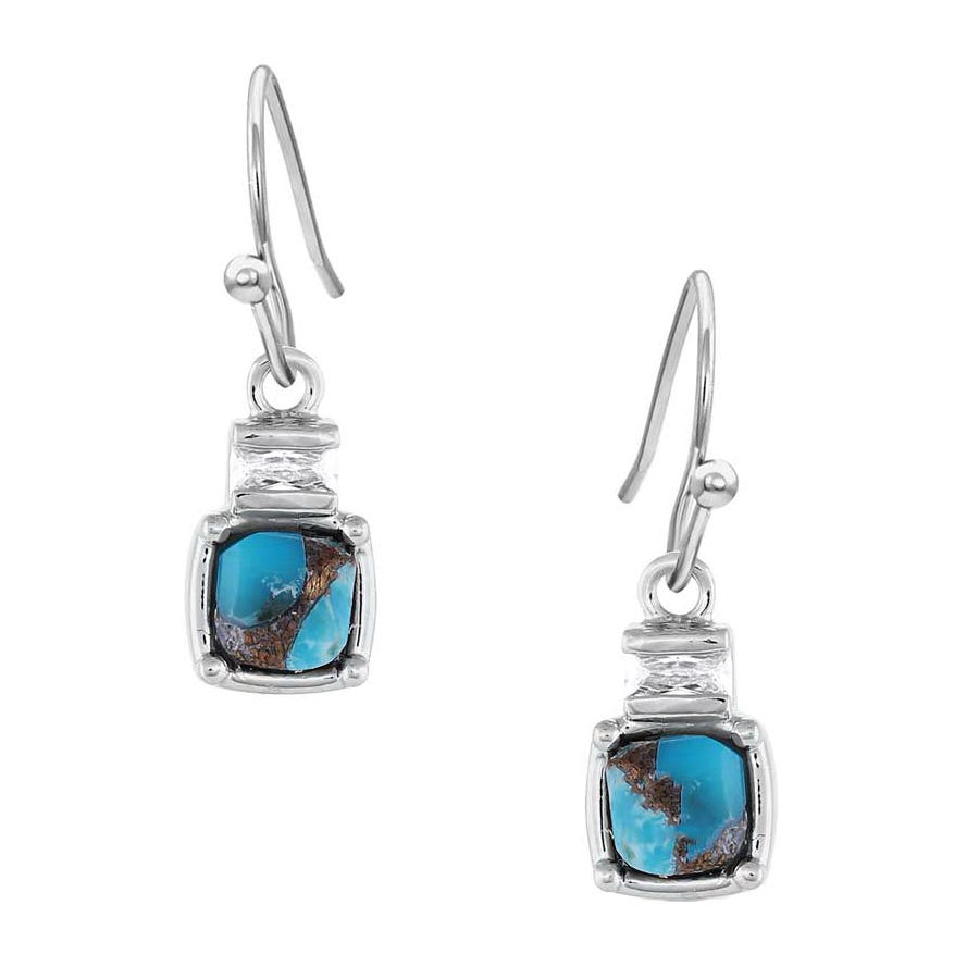 Montana Silversmiths Golden Rush Turquoise Earrings