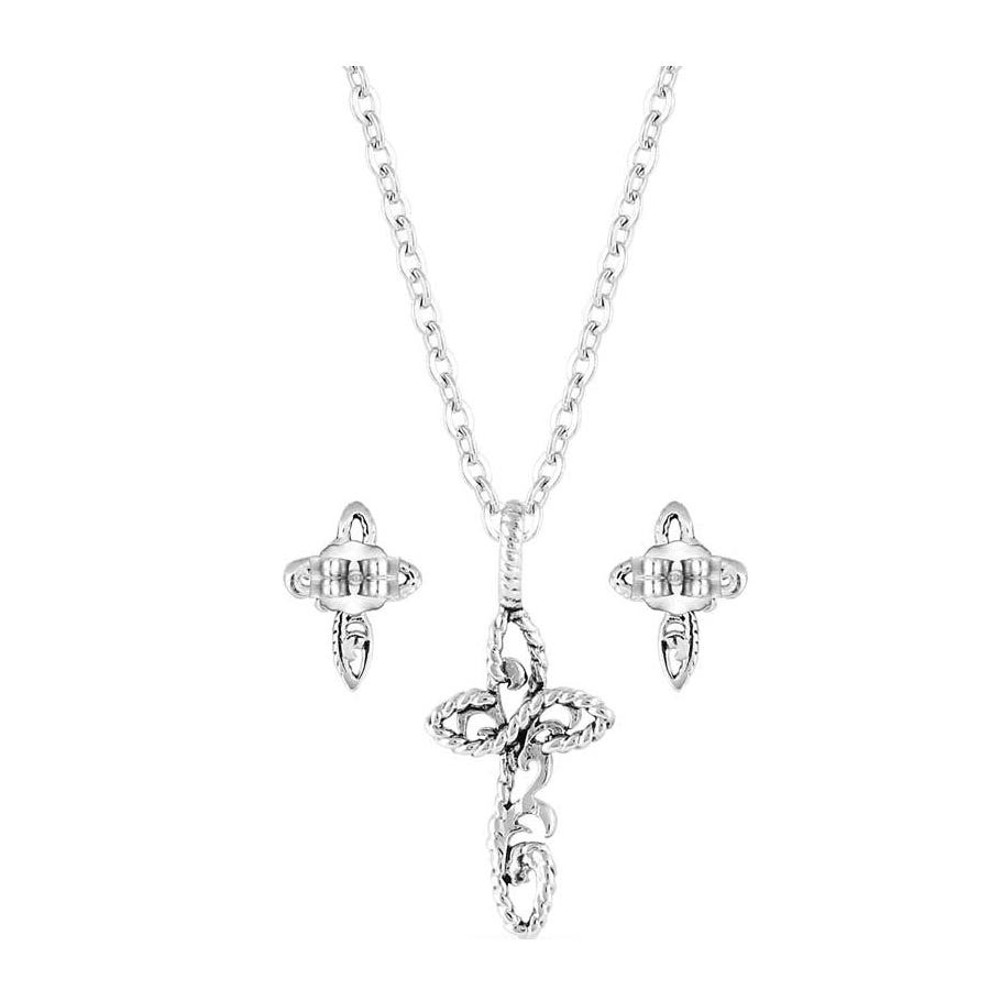 Montana Silversmiths Hold Steady Faith Cross Jewelry Set