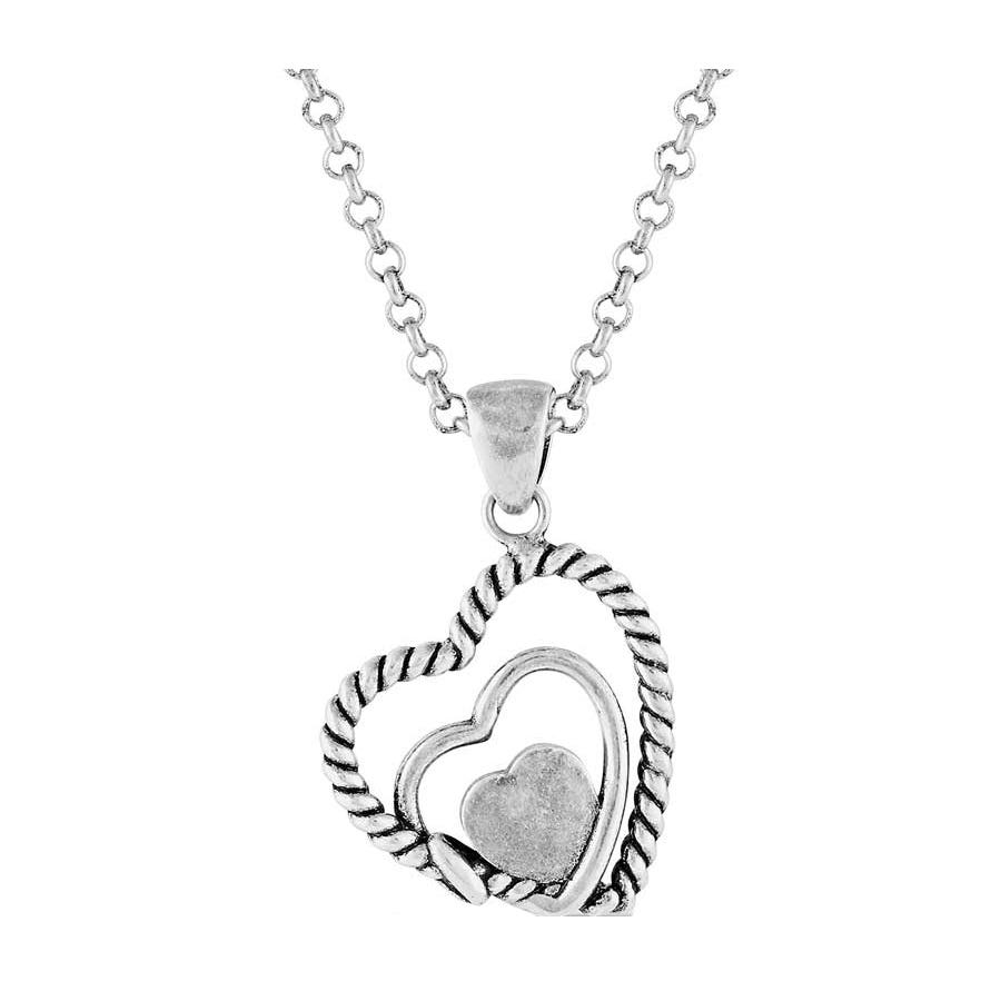 Montana Silversmiths Clearer Ponds Turquoise Heart Necklace