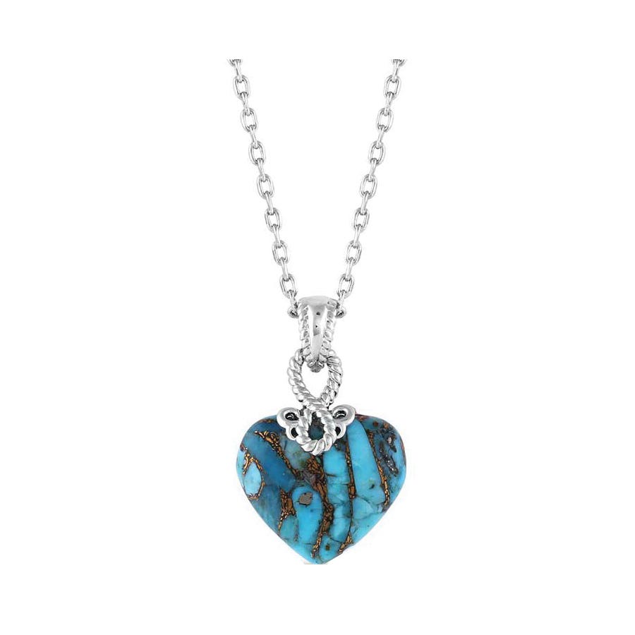 Montana Silversmiths Untamable Heart of Stone Necklace