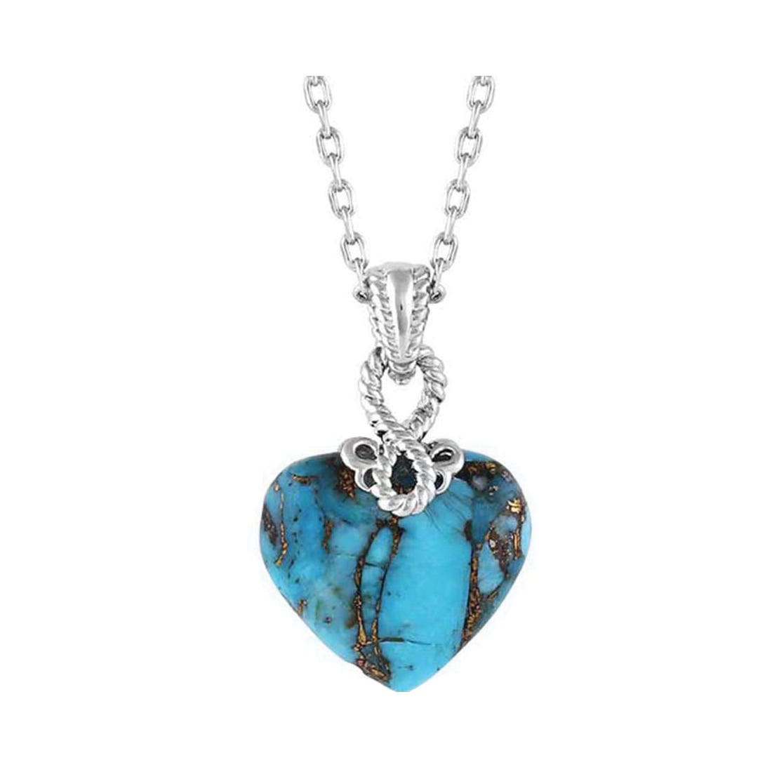 Montana Silversmiths Untamable Heart of Stone Necklace