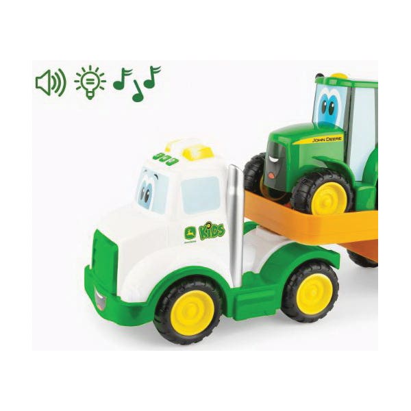 John Deere Toys Hauling Set, with Internal Lights and Music