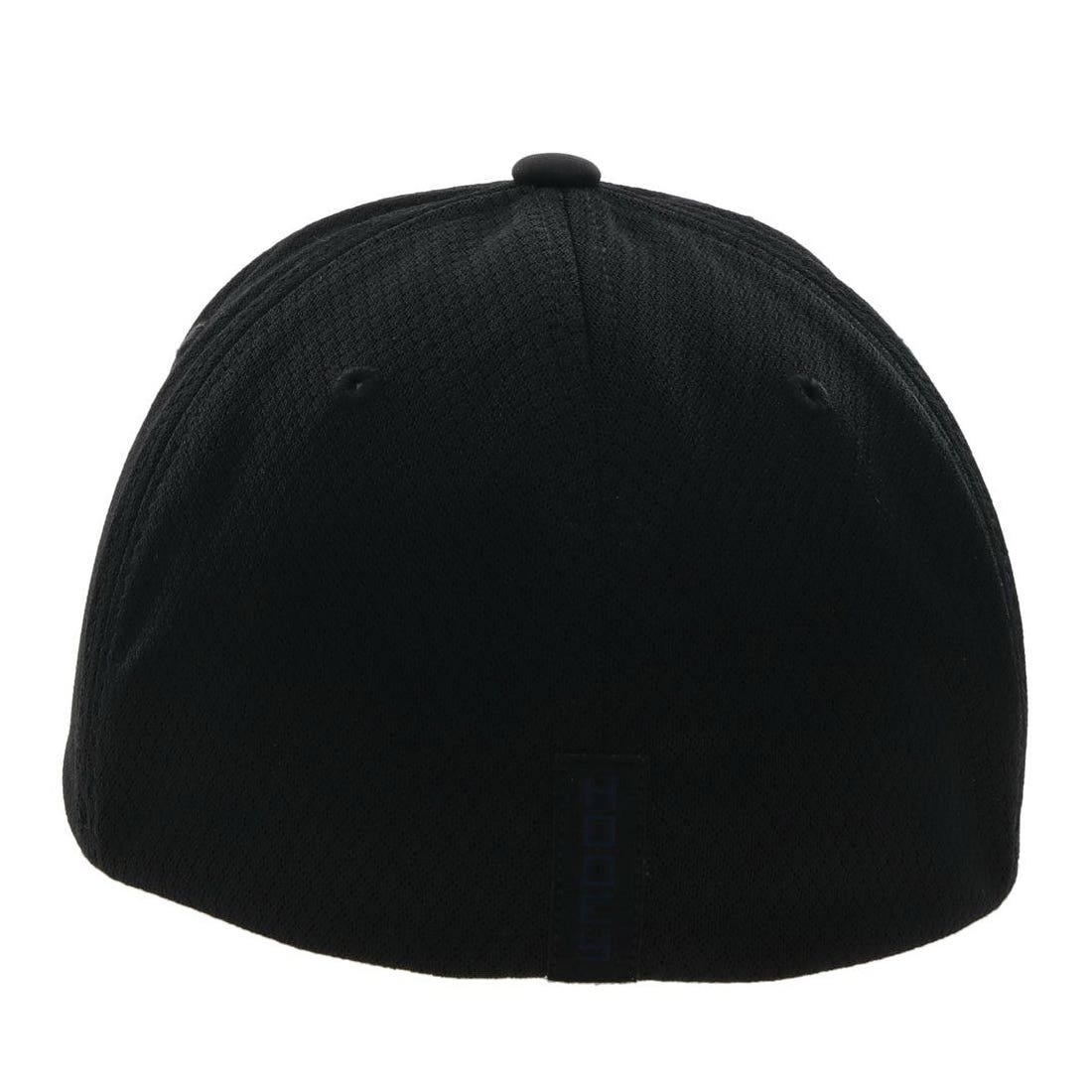Hooey Hat, Black/Blue Hooey Logo, Coach, S/M, Odessa Fabric, Black