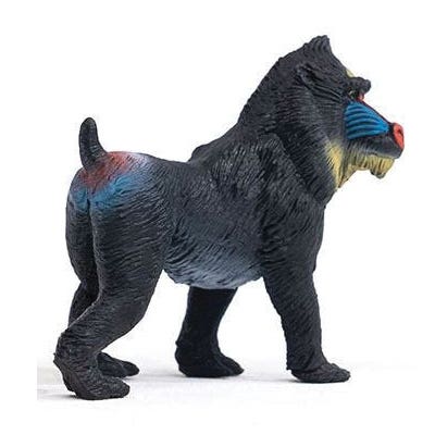 Schleich-S Mandrill Figurine, Wild Life, Plastic, 1-Piece